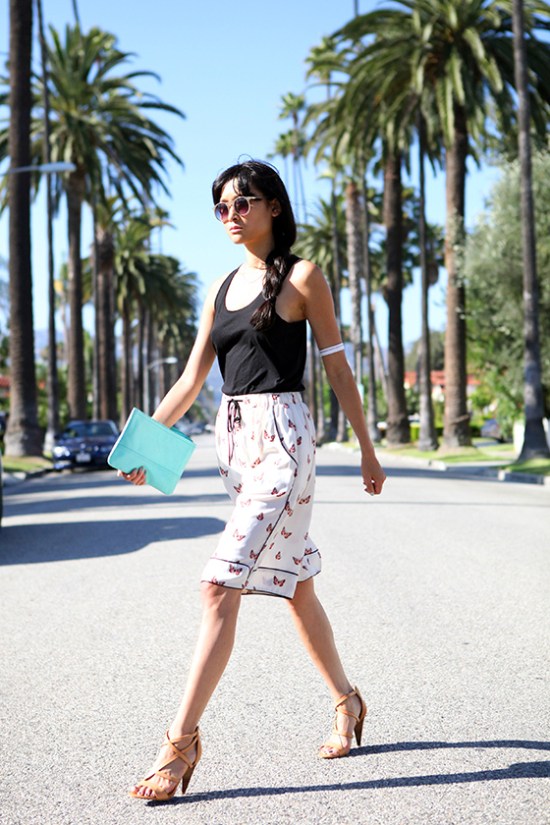 Zara butterfly shorts