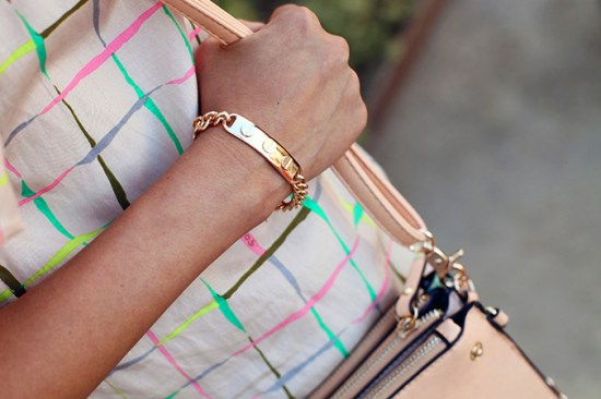 forever 21 screw top id bracelet