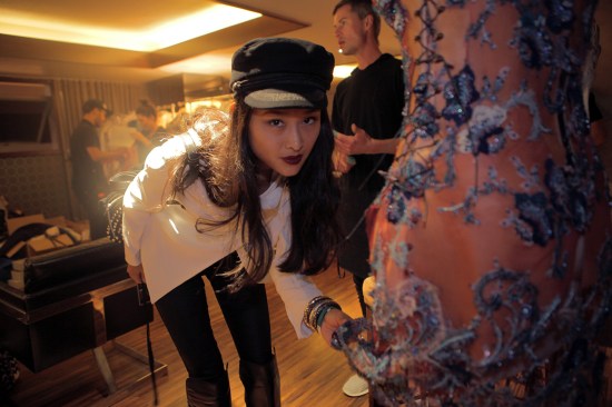 anthony franco dress on mannequin