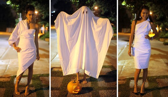 halloween how to wear a sheet homepg