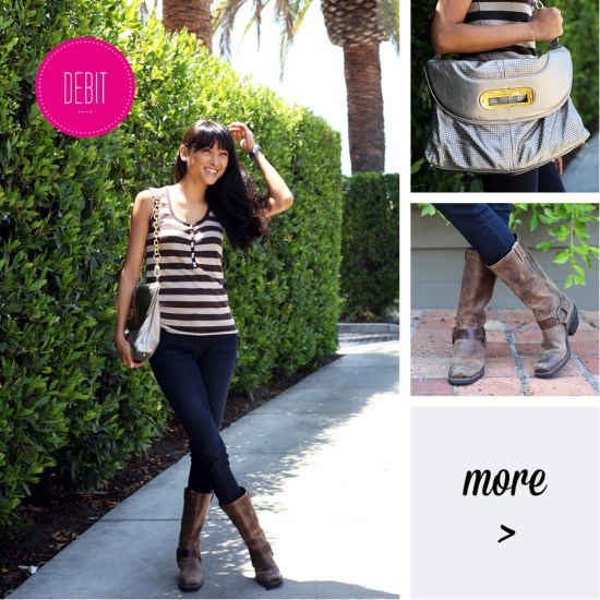 harness boots jeans knit tank