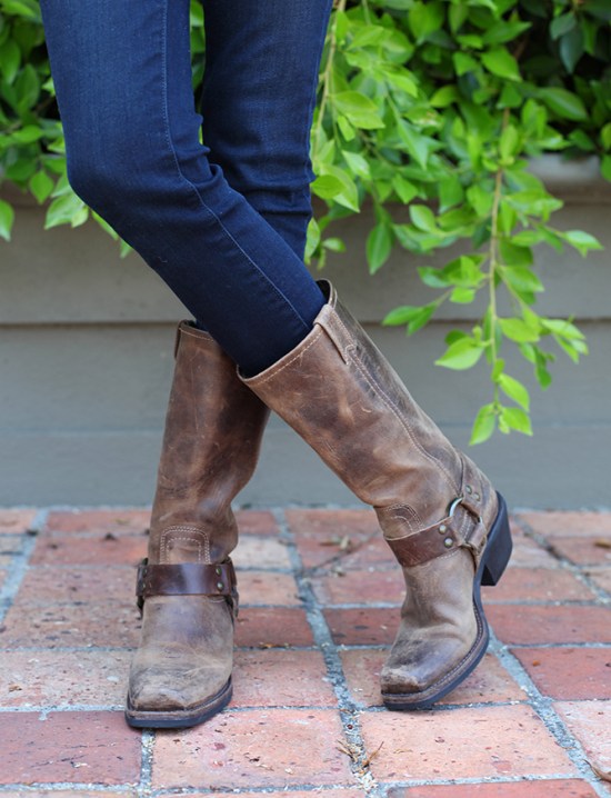 leather harness boots bcbgeneration