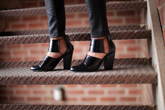 catching couture forever 21 sleek cutout booties boots