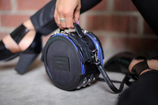 catching couture Mata Hari Trina crossbody bag circle purse