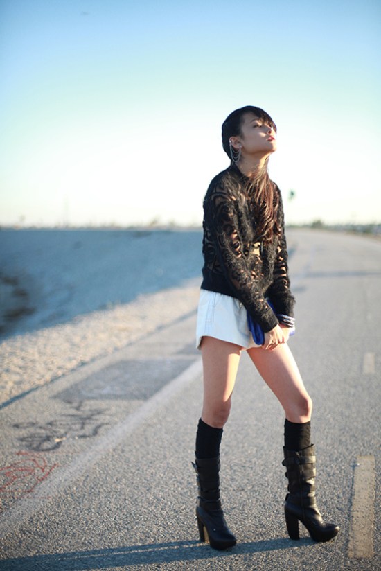 catching couture michelle forstadt blue sparrow vegan leather shorts miista madde boots