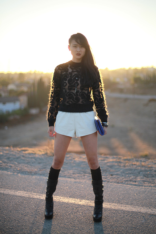 catching couture michelle forstadt h&m mesh sweater