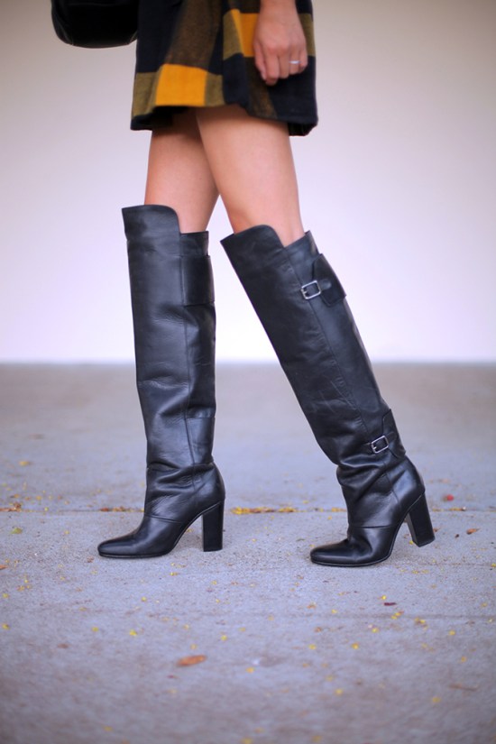 hm leather knee boots