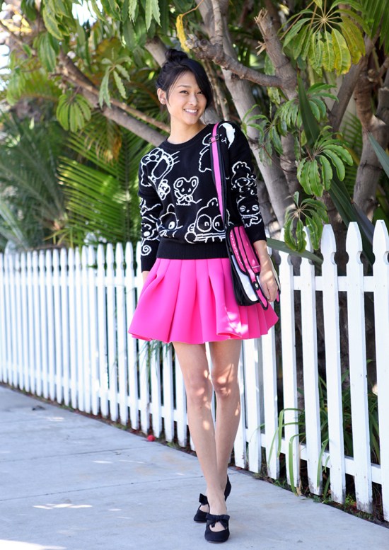 jump from paper flared scuba skirt sanrio hello kitty forever 21 sweater silvia jump from paper flared scuba skirt sanrio forever 21 sweater silvia tcherassi ballet flats