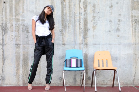 wesc track pants forever 21 tshirt