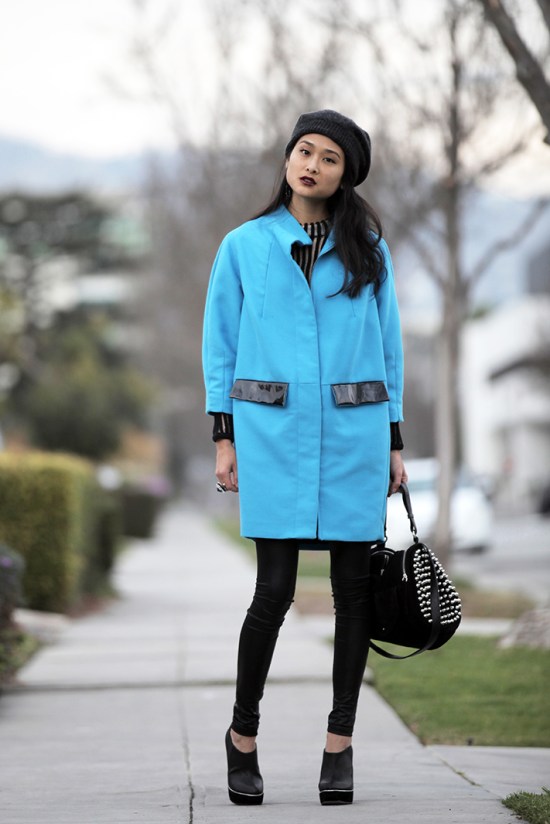 hm wool cocoon coat members only