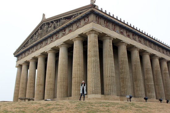 the parthenon at centennial park nashville tennessee