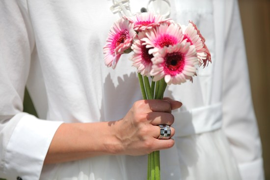 kelly wearstler checker pearl inlay ring