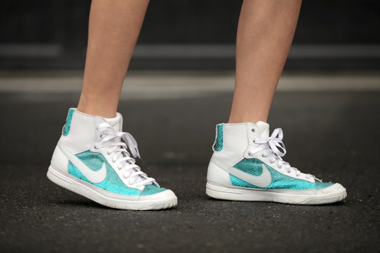 nike blazer mid premium mtr snakeskin python sneakers