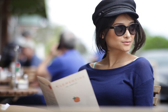 michelle forstadt catching couture fishermans hat toms bellevue black sunglasses