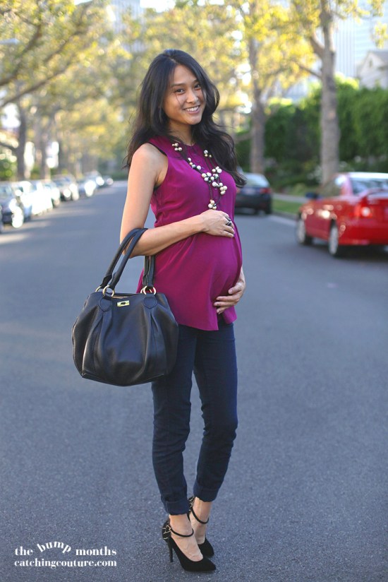 patterson j kincaid silk tank maternity fashion