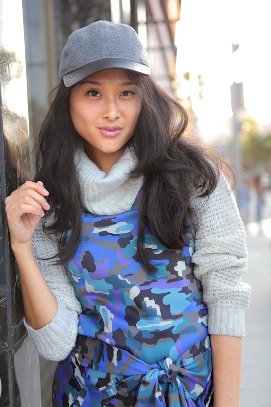 j crew leather brim baseball cap wool michelle forstadt