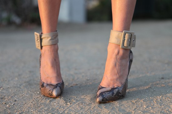 topshop premium snakeskin pumps court shoes