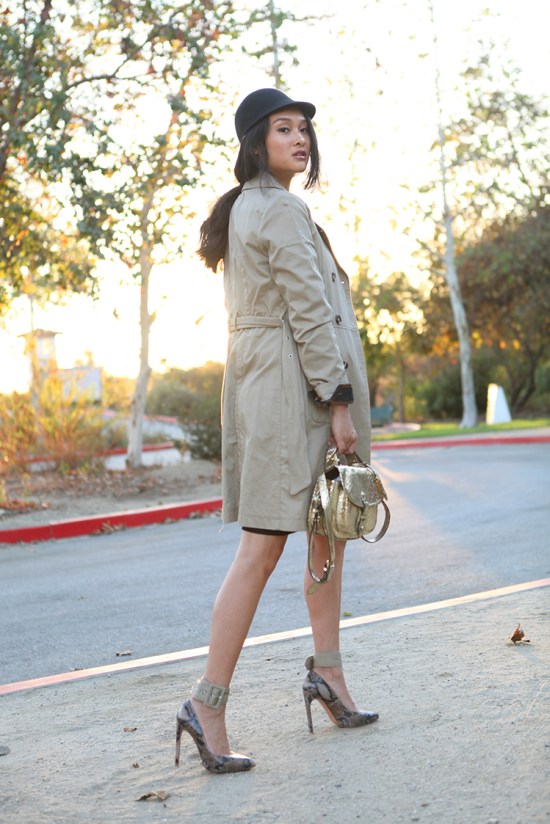 topshop trench coat topshop premium snakeskin pumps river island gold mini hunter satchel