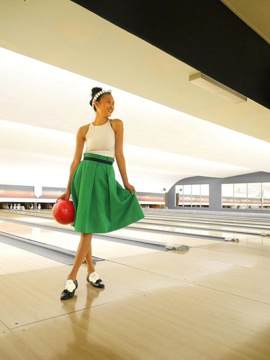 asos kelly green midi skirt ftroupe butterfly patent leather oxfords