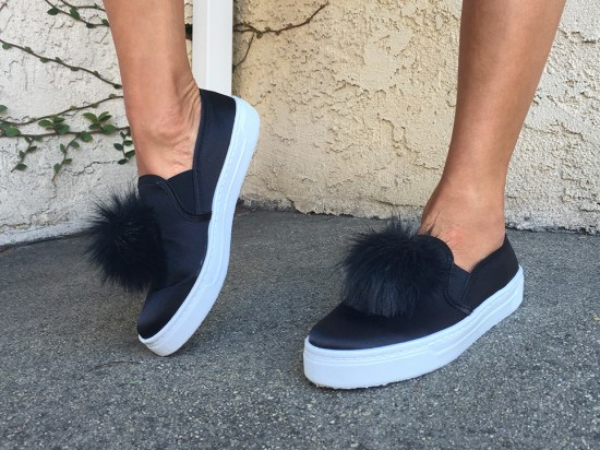 asos darrell pom pom sneakers